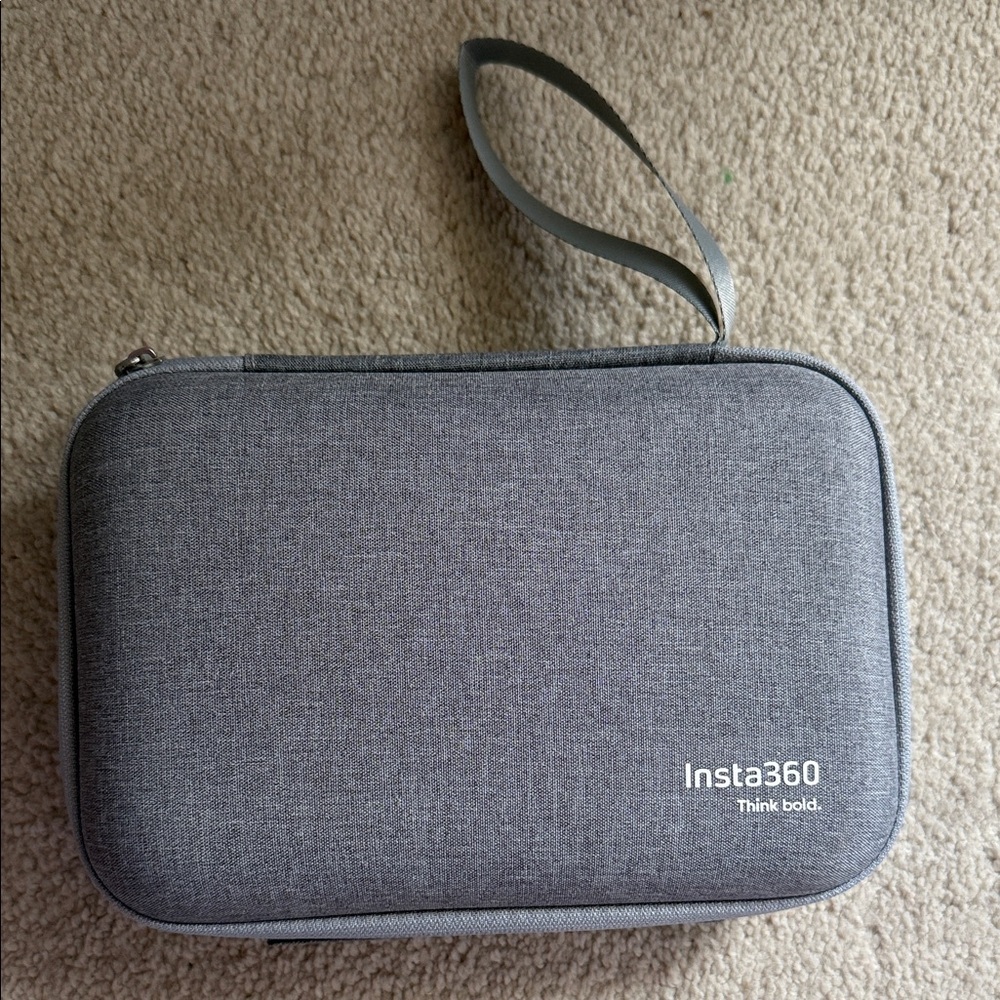 Hard Shell insta360 Camera Accessory Case - Light Gray brand new